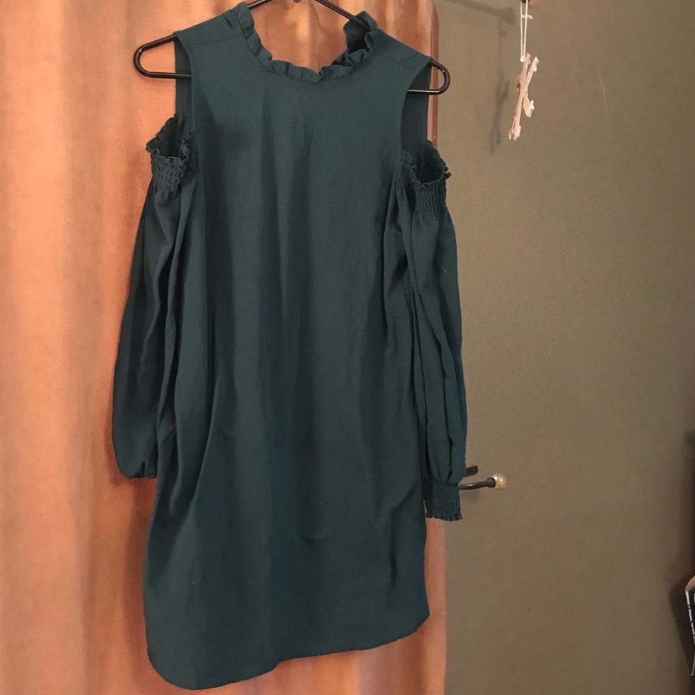 Cold shoulder dress